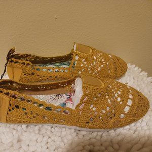 GOLD Slip On Shoes